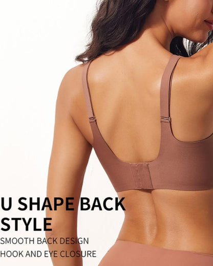 Jelly Wireless Women Comfortable Push Up Bra