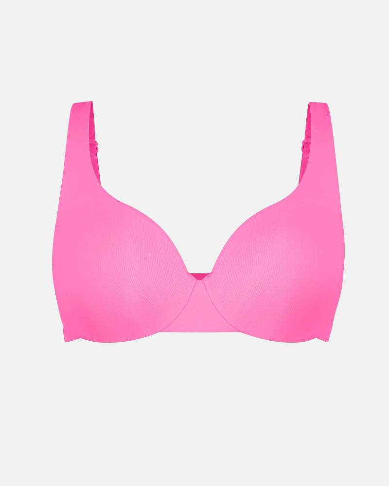 Underwire Adjustable Deep V-neck Bra