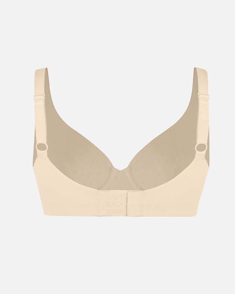 Underwire Adjustable Deep V-neck Bra