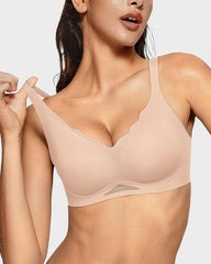 Women's Sheer Mesh Seamless Bra