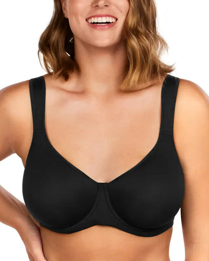 Soft T-Shirt Full Coverage Unlined Unpadded Underwire Plus Size Minimizer Bra