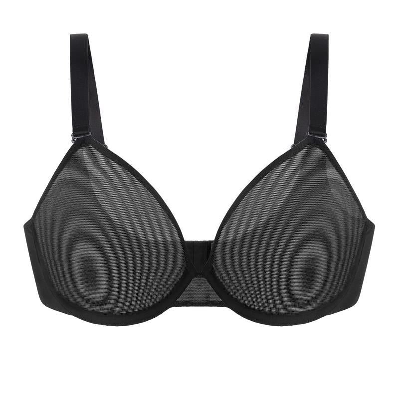 Zebra Wild Unlined Blue Underwire Mesh Bra Set