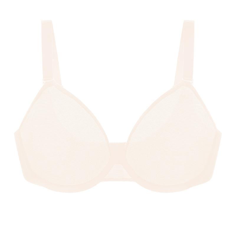 Zebra Wild Unlined Blue Underwire Mesh Bra Set