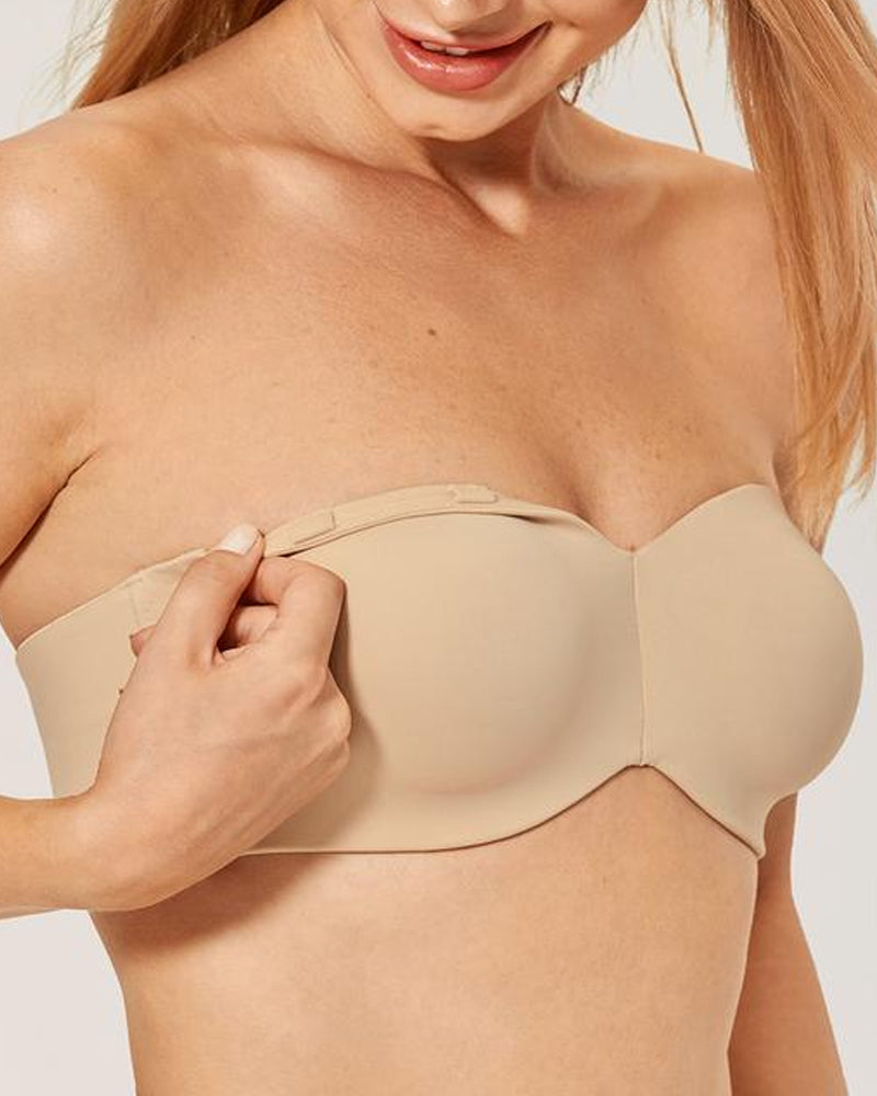 Women's Strapless Bra Unlined Underwire