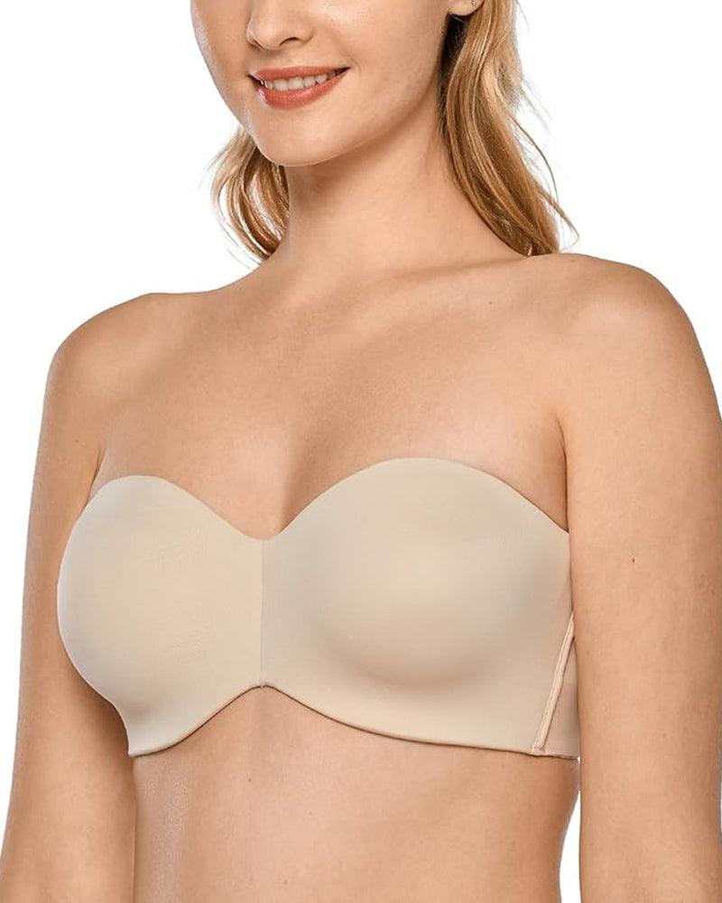 Women's Strapless Bra Unlined Underwire