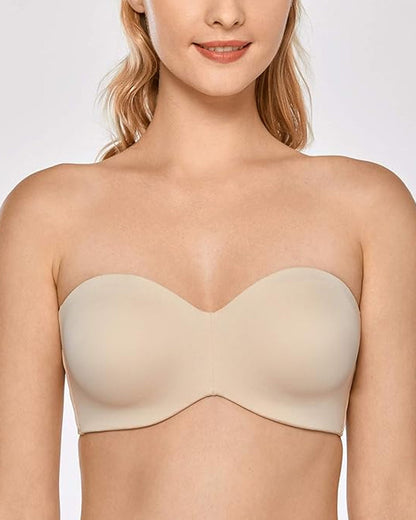 Women's Strapless Bra Unlined Underwire