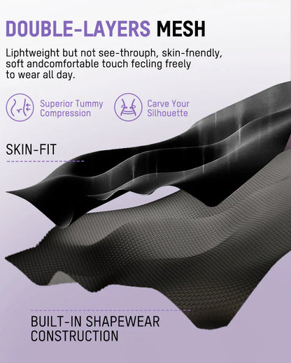 Comfort Sculpt Shapewear Bodysuit with Built-In Bra