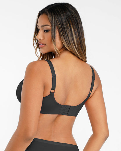 Underwire Adjustable Deep V-neck Bra