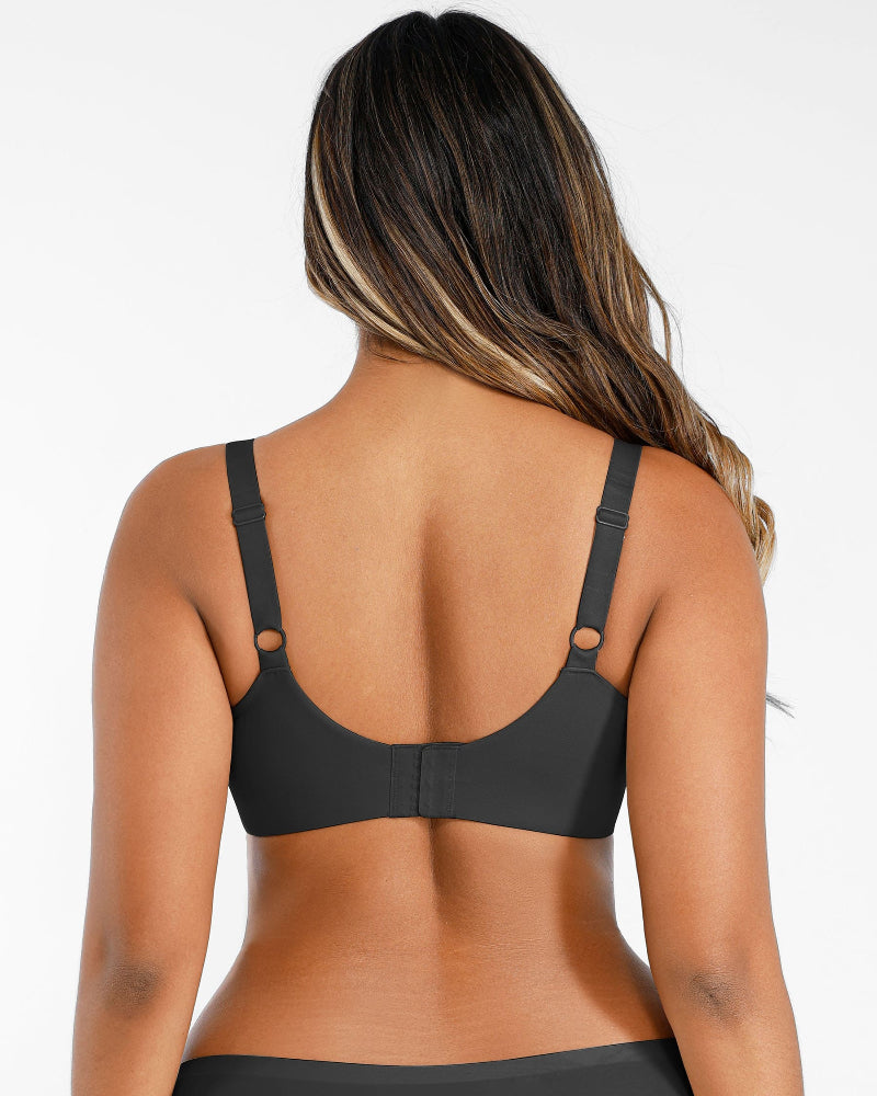 Underwire Adjustable Deep V-neck Bra